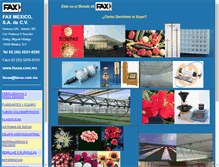 Tablet Screenshot of faxsa.com.mx